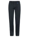 Manuel Ritz Man Pants Midnight Blue Size 36 Cotton, Elastane In Multi