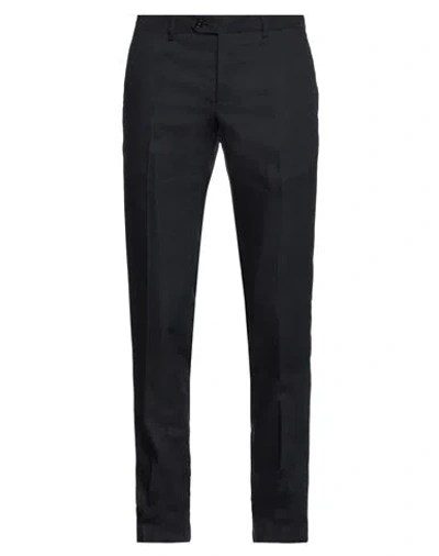 Manuel Ritz Man Pants Midnight Blue Size 36 Polyester, Viscose, Elastane