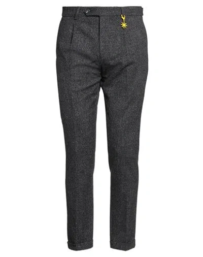 Manuel Ritz Man Pants Midnight Blue Size 38 Polyester, Viscose, Acrylic, Wool, Elastane