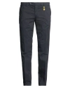 Manuel Ritz Man Pants Midnight Blue Size 40 Cotton, Elastane In Gray
