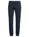 Manuel Ritz Man Pants Midnight Blue Size 40 Cotton, Elastane