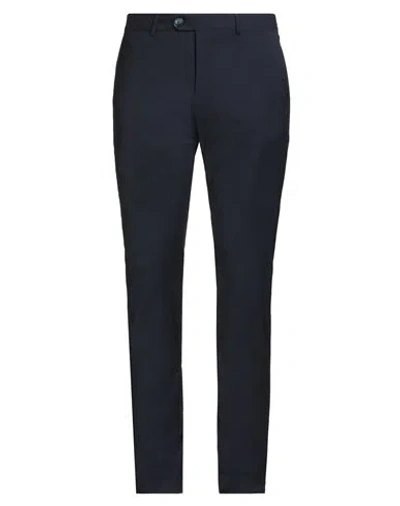 Manuel Ritz Man Pants Midnight Blue Size 40 Virgin Wool, Elastane