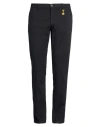 Manuel Ritz Man Pants Midnight Blue Size 44 Cotton, Elastane In Black
