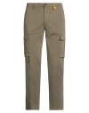 Manuel Ritz Man Pants Military Green Size 36 Cotton, Elastane In Brown