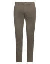 Manuel Ritz Man Pants Military Green Size 40 Cotton, Elastane