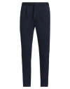 Manuel Ritz Man Pants Navy Size 38 Viscose, Polyamide, Elastane In Navy Blue