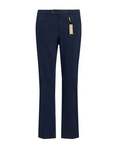 Manuel Ritz Man Pants Navy Size 30 Cotton, Elastane