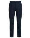 Manuel Ritz Man Pants Navy Size 30 Cotton, Polyester, Elastane In Blue