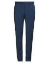 Manuel Ritz Man Pants Navy Size 34 Virgin Wool, Elastane In Blue
