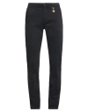Manuel Ritz Man Pants Navy Size 40 Cotton, Elastane In Blue