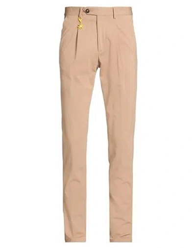 Manuel Ritz Man Pants Sand Size 30 Cotton, Polyamide, Elastane In Multi