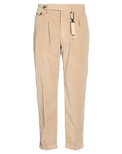Manuel Ritz Man Pants Sand Size 34 Cotton, Modal, Elastane