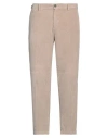 Manuel Ritz Man Pants Sand Size 40 Cotton, Elastane In Beige