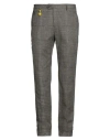 Manuel Ritz Man Pants Taupe Size 40 Wool, Cotton, Polyester, Viscose, Textile Fibers In Gray