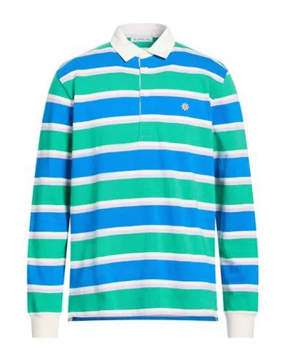 Manuel Ritz Man Polo Shirt Blue Size L Cotton