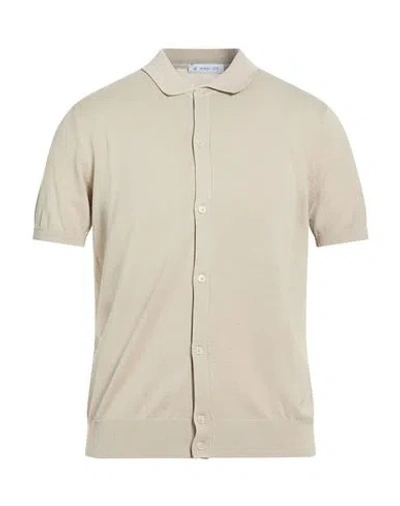 Manuel Ritz Man Shirt Beige Size Xl Cotton In Neutral