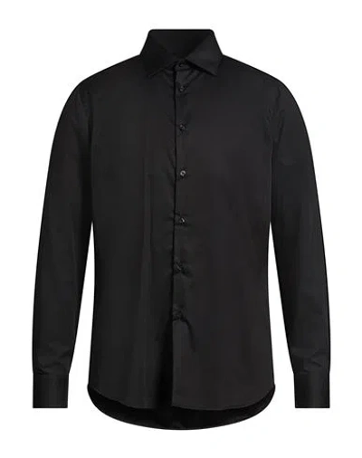 Manuel Ritz Man Shirt Black Size 17 Cotton
