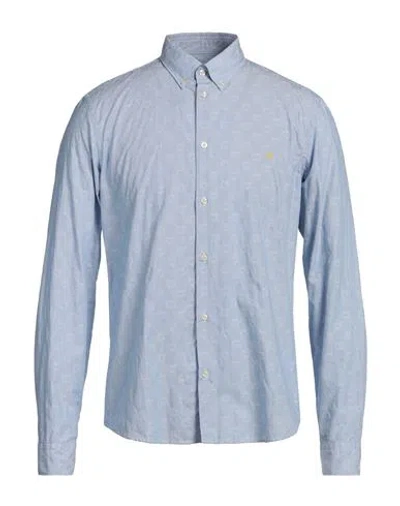 Manuel Ritz Man Shirt Light Blue Size 17 Cotton
