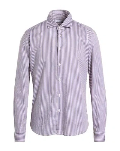 Manuel Ritz Man Shirt Navy Size 17 ½ Cotton, Elastane In Blue