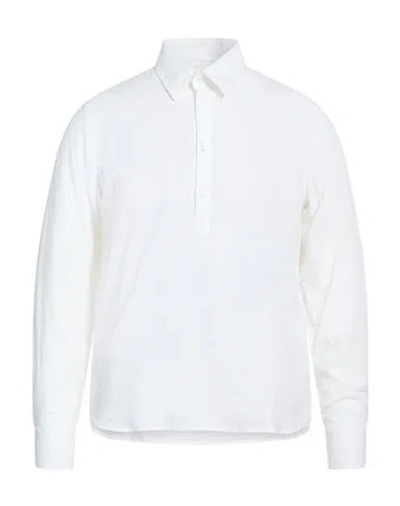 Manuel Ritz Man Shirt Off White Size 15 ¾ Cotton, Linen