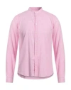 Manuel Ritz Man Shirt Pink Size 17 ½ Linen, Cotton