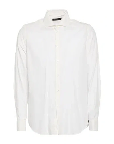 Manuel Ritz Man Shirt White Size 16 Cotton