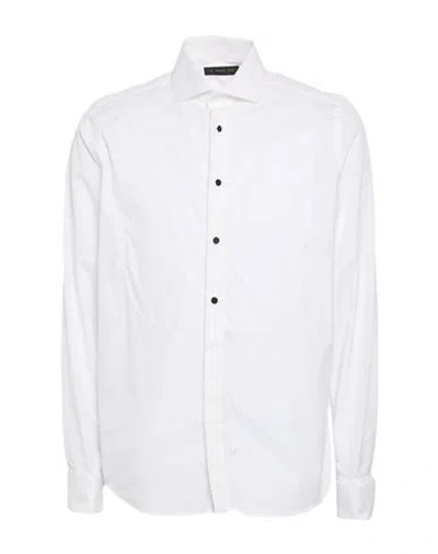 Manuel Ritz Man Shirt White Size 16 Cotton