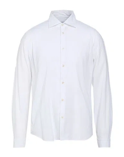 Manuel Ritz Man Shirt White Size 16 ½ Linen, Cotton
