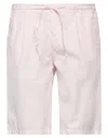 Manuel Ritz Man Shorts & Bermuda Shorts Light Pink Size 34 Cotton, Polyamide In Pink