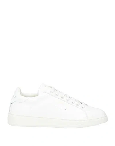 Manuel Ritz Man Sneakers White Size 6 Leather