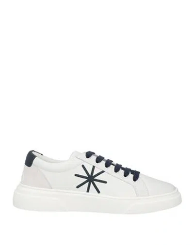 Manuel Ritz Man Sneakers White Size 10 Leather