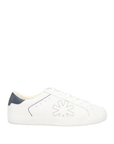 Manuel Ritz Man Sneakers White Size 8 Leather In Multi