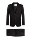 Manuel Ritz Man Suit Black Size 36 Polyester, Viscose, Elastane In Black