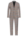 Manuel Ritz Man Suit Black Size 38 Virgin Wool, Elastane In Multi