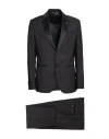 Manuel Ritz Man Suit Midnight Blue Size 40 Virgin Wool In Black