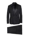 Manuel Ritz Man Suit Lead Size 46 Virgin Wool In Black