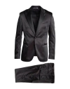 Manuel Ritz Man Suit Black Size 46 Polyester, Viscose