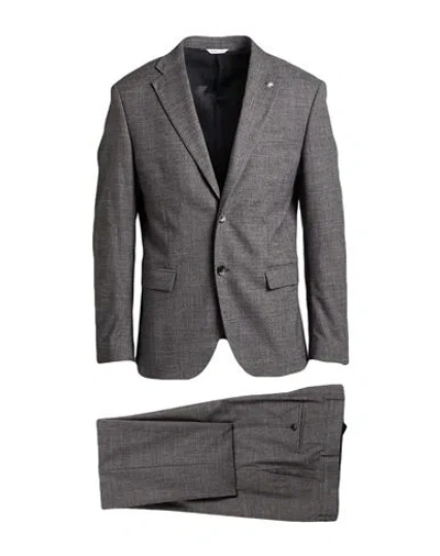 Manuel Ritz Man Suit Blue Size 40 Polyester, Viscose, Elastane