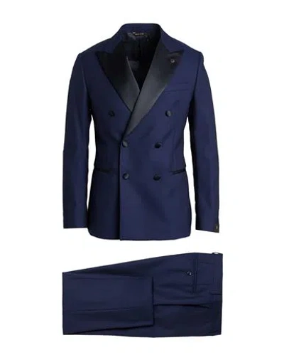 MANUEL RITZ MANUEL RITZ MAN SUIT BLUE SIZE 40 VIRGIN WOOL
