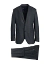 Manuel Ritz Man Suit Grey Size 40 Polyester, Viscose, Elastane In Gray
