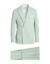 Manuel Ritz Man Suit Light Green Size 50 Polyester, Viscose, Elastane