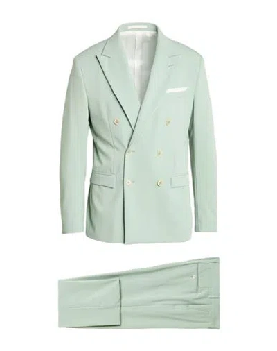 Manuel Ritz Man Suit Light Green Size 50 Polyester, Viscose, Elastane