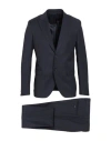 Manuel Ritz Man Suit Midnight Blue Size 40 Polyester, Viscose, Elastane In Blue