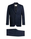 Manuel Ritz Man Suit Midnight Blue Size 40 Polyester, Viscose, Elastane In Blue