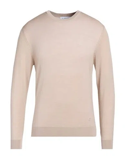 Manuel Ritz Man Sweater Beige Size S Virgin Wool In Pink