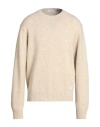 Manuel Ritz Man Sweater Beige Size Xxl Wool, Polyamide In Neutral