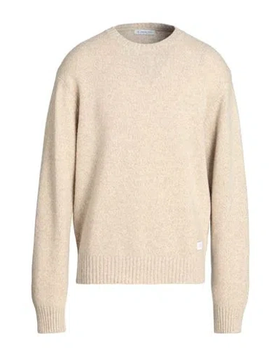 Manuel Ritz Man Sweater Beige Size Xxl Wool, Polyamide In Neutral