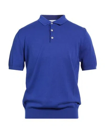 Manuel Ritz Man Sweater Bright Blue Size 3xl Cotton