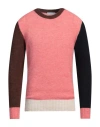 Manuel Ritz Man Sweater Coral Size L Acrylic, Polyamide, Alpaca Wool, Wool, Elastane In Red