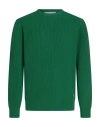 Manuel Ritz Man Sweater Green Size L Wool, Polyamide In Green